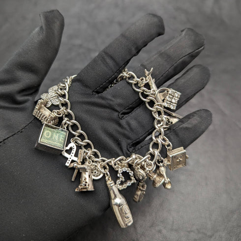 英國復古純銀魅力手鍊 71 克